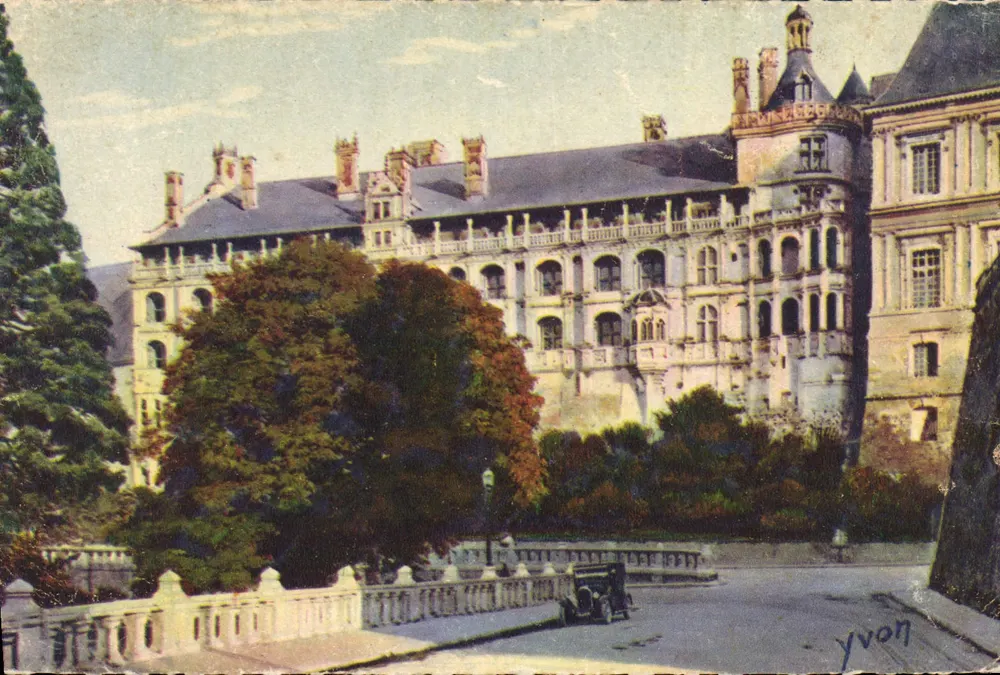 Schloss Blois — Fassade François Ier — Kunstausgabe Yvonn - Vorderseite