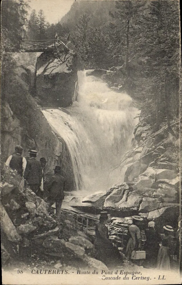 Cauterets - Route du Pont d'Espagne, Cascade du Cerisey - LL - Vorderseite