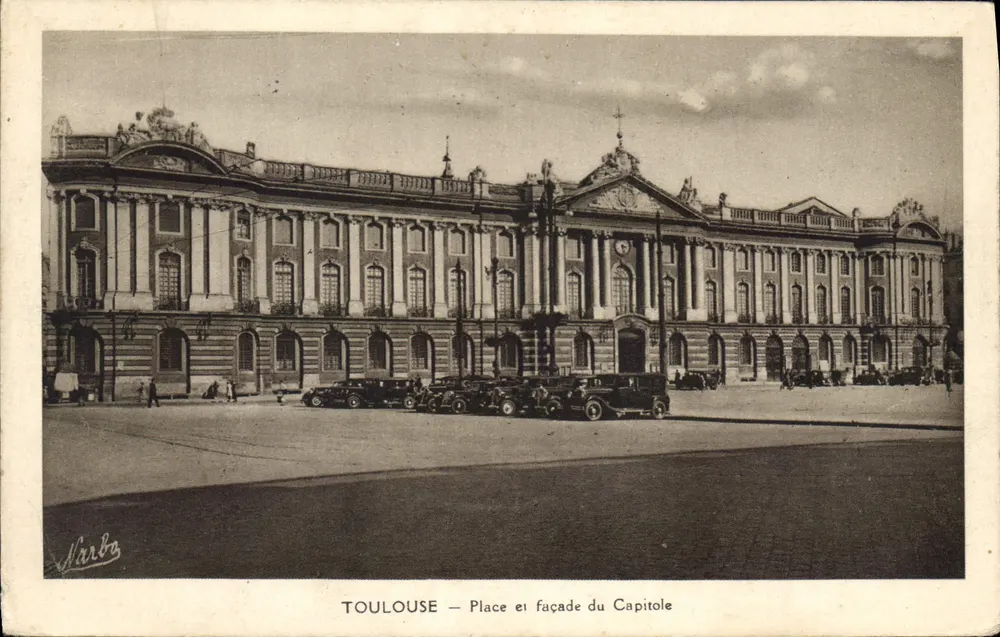 Toulouse — Place et façade du Capitole — Éditions Narbo - Awers
