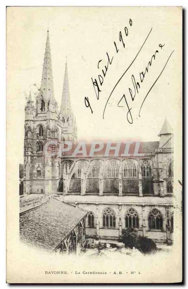 Bayonne - De Kathedraal - A.B. - N° 4 - Voorkant