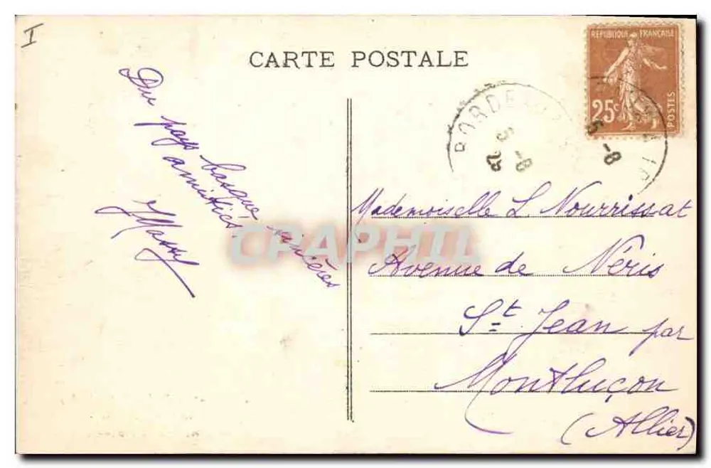Bayonne (B-P) — Le Château Vieux — Phototypie Marcel Delboy, Bordeaux - Verso
