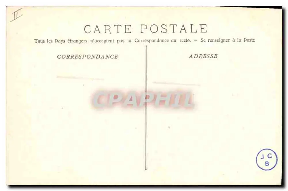 Marselha - O Farol de Santa Maria — editor Paploton & Fils, n°79 - Verso