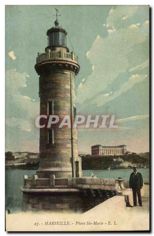 Farol Sainte-Marie — Marselha — E. L. - Frente