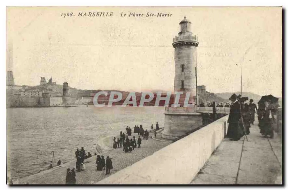 Marselha — O Farol de Santa Maria - Frente