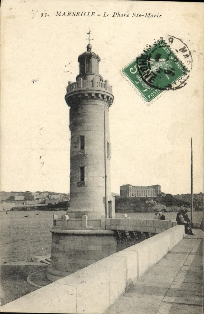 Marselha — O Farol de Santa Maria — Editor desconhecido, n° 33 - Frente