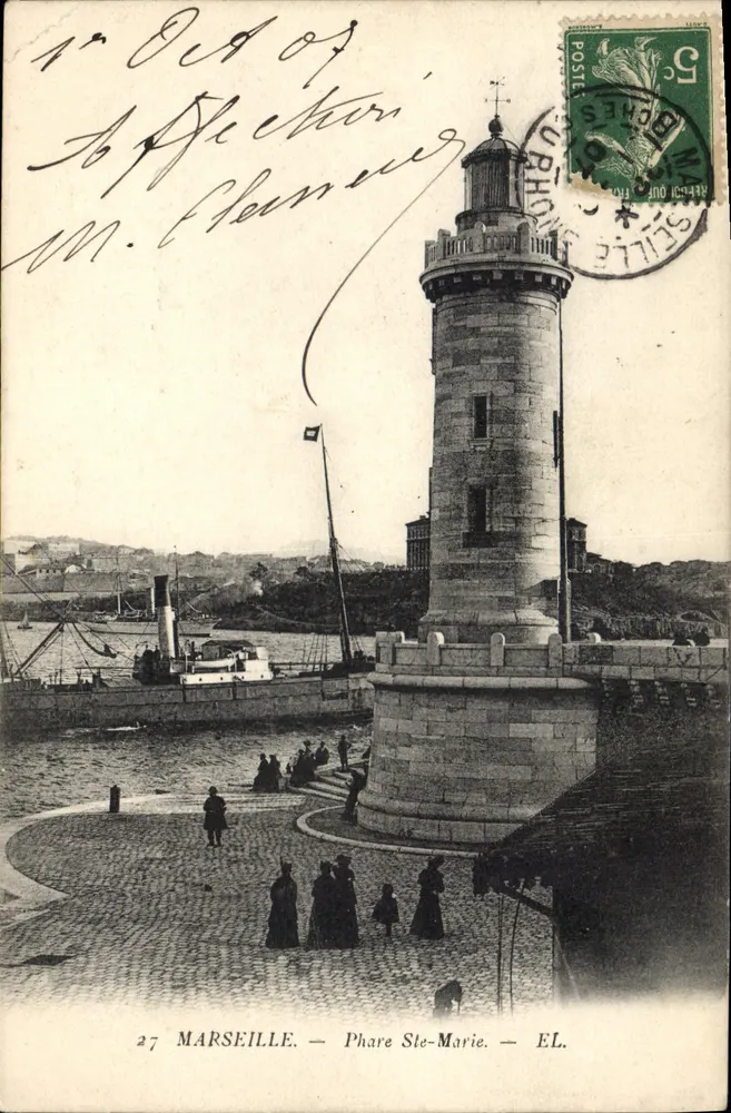 Marselha — Farol de Santa Maria — EL. - Frente