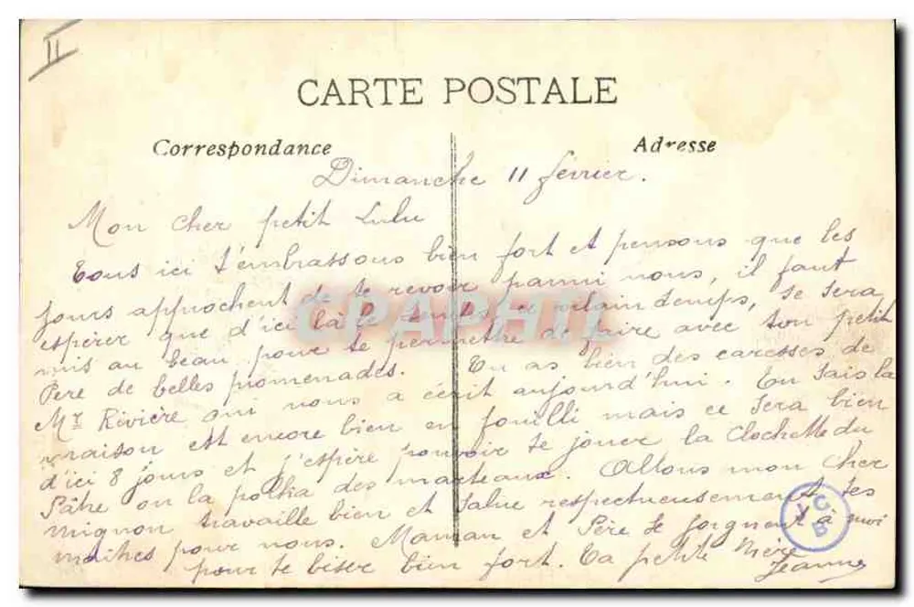 Marseille — O Farol de Santa Maria — editor desconhecido, n° 34 - Verso