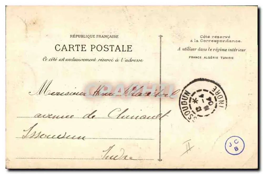 Farol de Santa Maria — Marselha — Fototipia E. Lacour, 19, rue Thubaneau - Verso