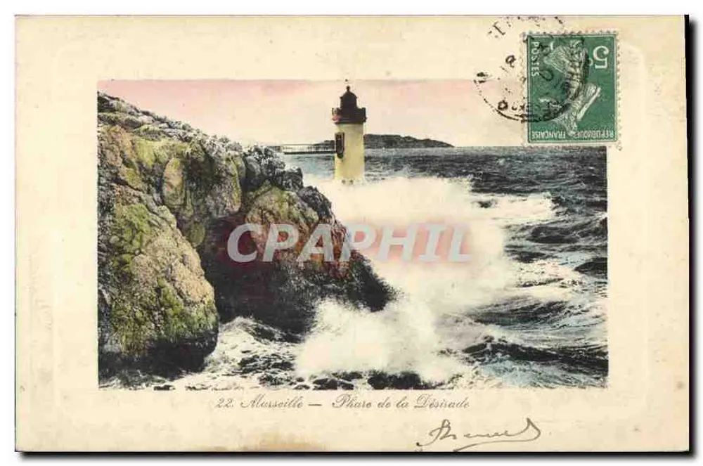 Marselha — Farol da Désirade — Foto da Désirade - Frente