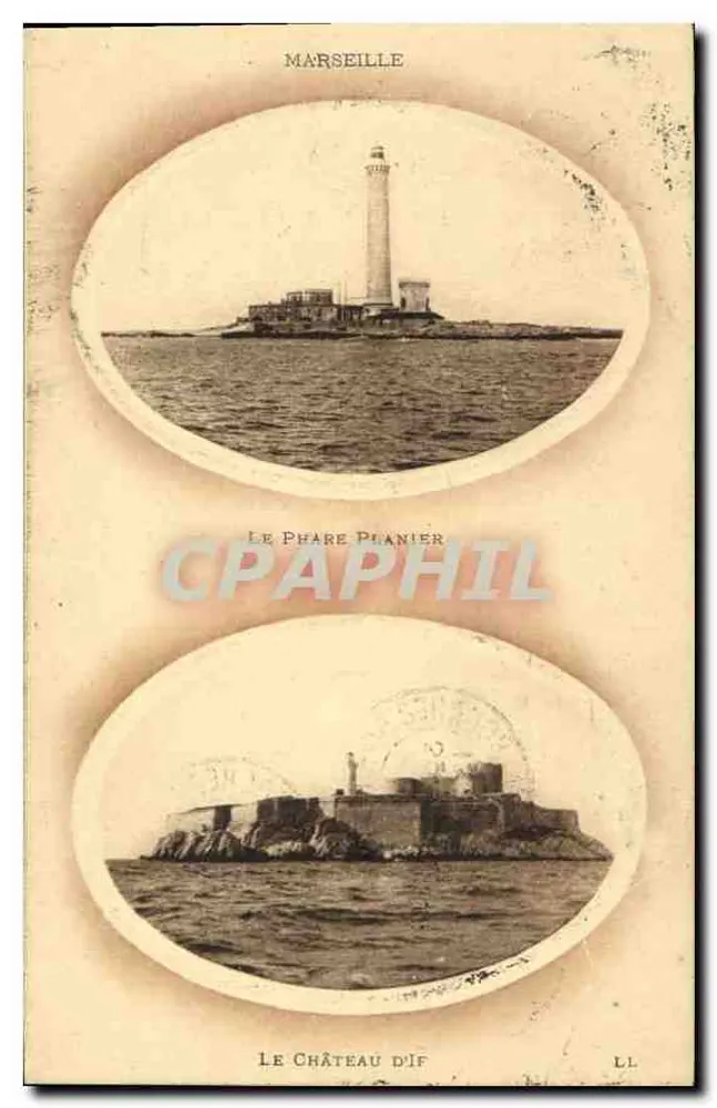 Marselha — O Farol do If e O Castelo do If — LL - Frente