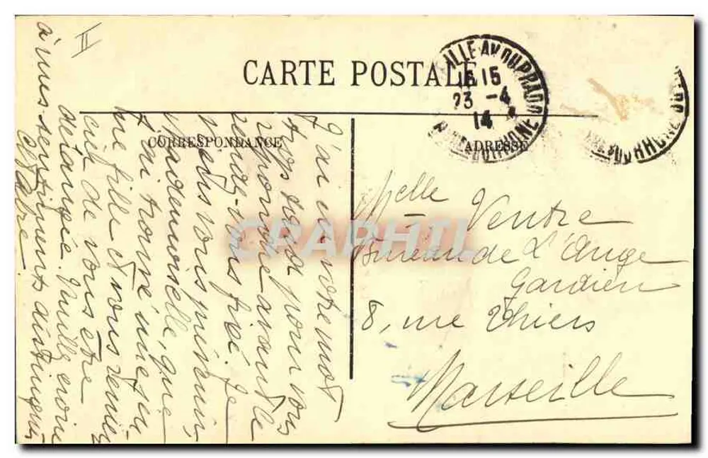 Marselha — O Farol do If e O Castelo do If — LL - Verso