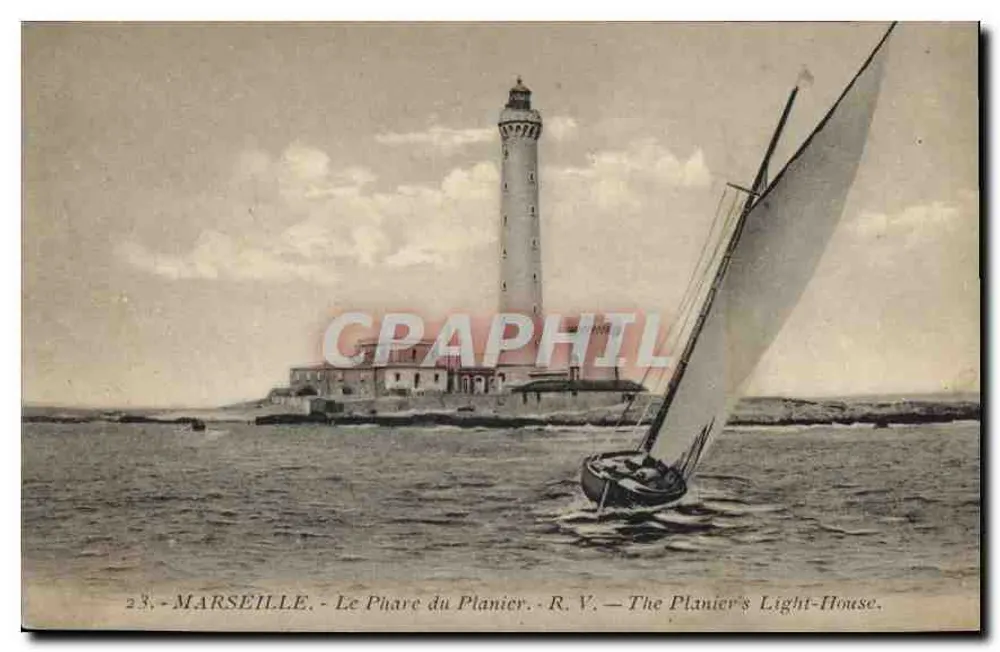 Marselha — O Farol do Planier — R.V. - Frente