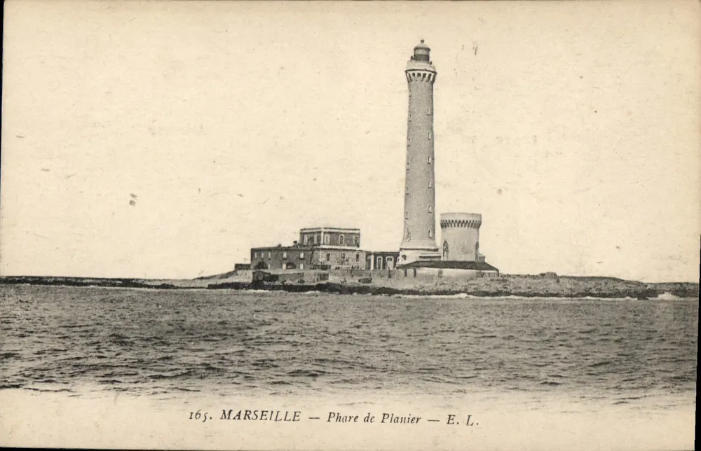 Farol de Planier — Marselha — E. L. — n° 165 - Frente