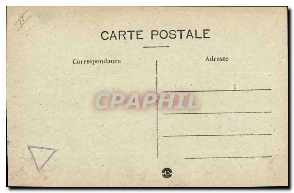 Farol de Planier — Marselha — E. L. — n° 165 - Verso