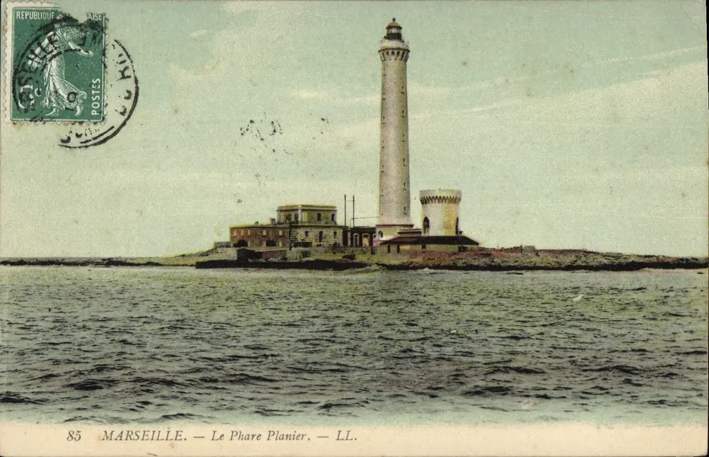 Marselha — O Farol de Planier — LL. — Editor LL, n° 85 - Frente