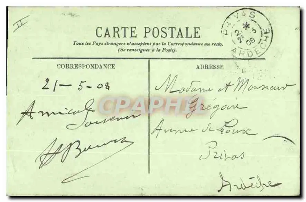 MARSEILLE — O Farol de Palmier — LL. n°85 - Verso