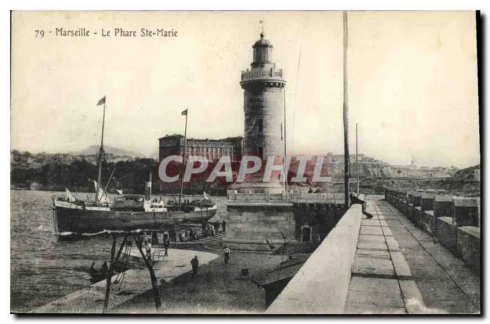 Marselha - O Farol de Santa Maria — n°79 - Frente