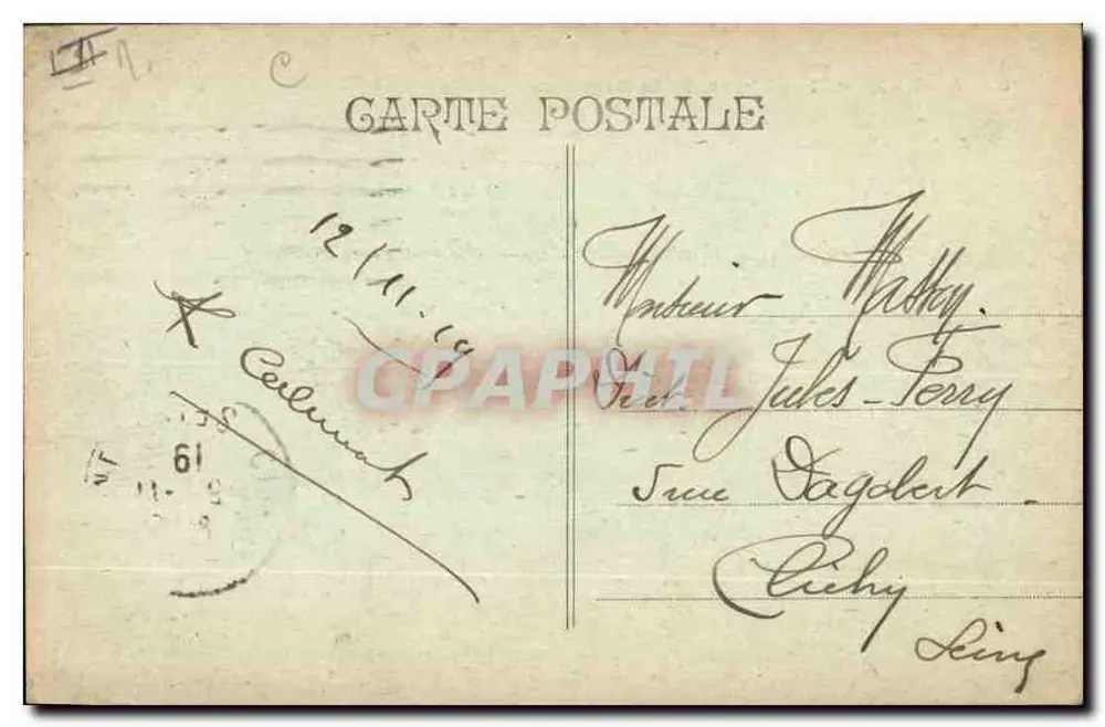 Marselha — Farol da Désirade — C. P. A. P. H. I. L. - Verso