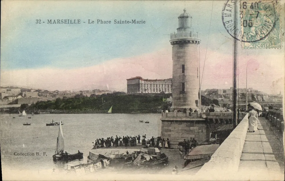 Marselha - O Farol de Santa Maria — Coleção B. F. — n°32 - Frente