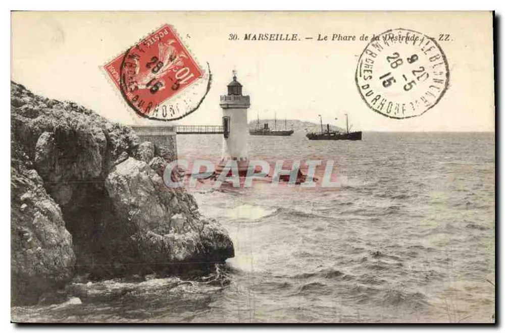 Marselha — Farol da Désirade — Editor ZZ - Frente