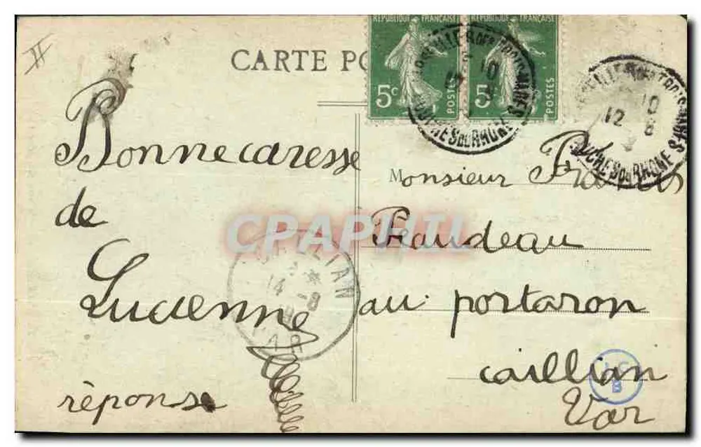 Marseille — Farol de Santa Maria — editor L.P.C. n°27 - Verso