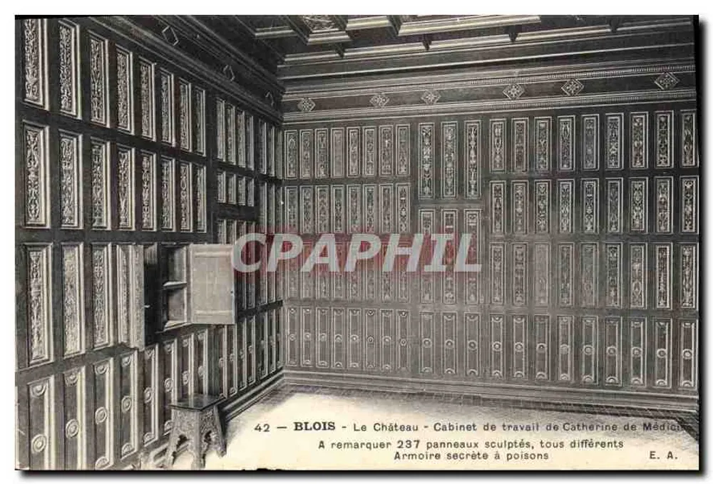 Blois - Das Schloss - Catherine de Médicis' Arbeitszimmer — Verlag E. A. - Vorderseite