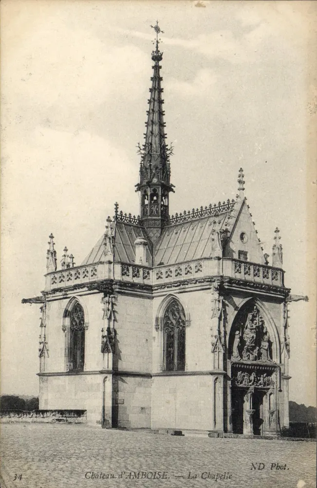 Castello di AMBOISE — La Cappella — ND Phot. - Recto