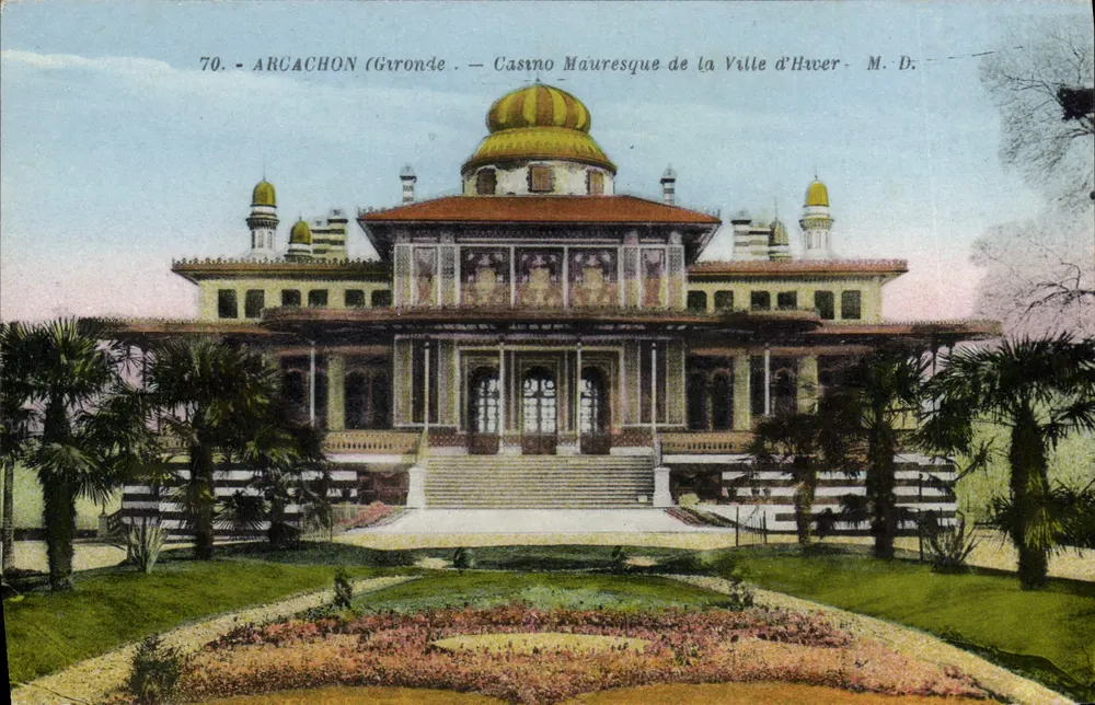 Arcachon (Gironde) — Mauresque-Casino der Stadt Haver — M. D. - Vorderseite
