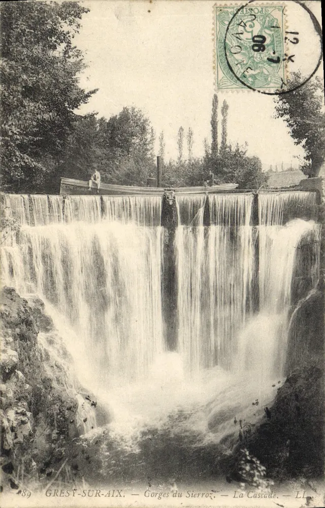 Grest-sur-Aix — Gorges du Sierro — The Cascade — LL 89 - Front