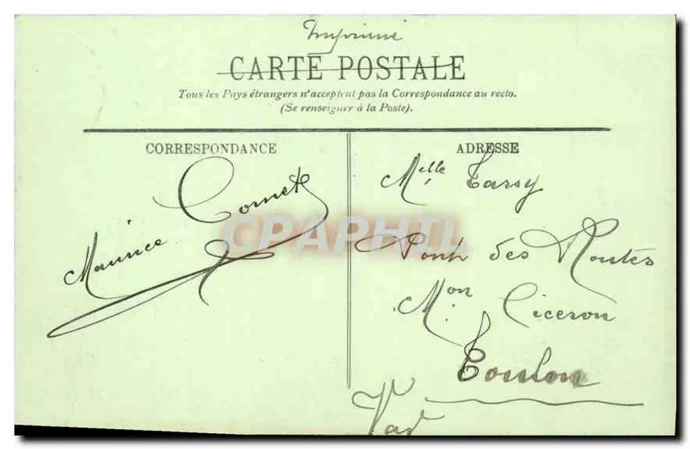 Reims — A Porta de Marte — LL. n°27 - Verso