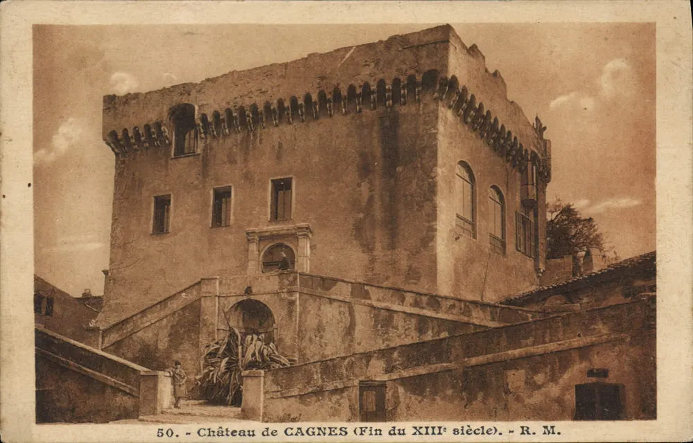 Castle of Cagnes — End of the 13th century — R. M. n° 50 - Front