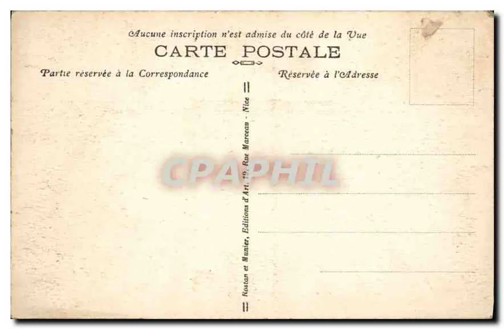 Castle of Cagnes — End of the 13th century — R. M. n° 50 - Back