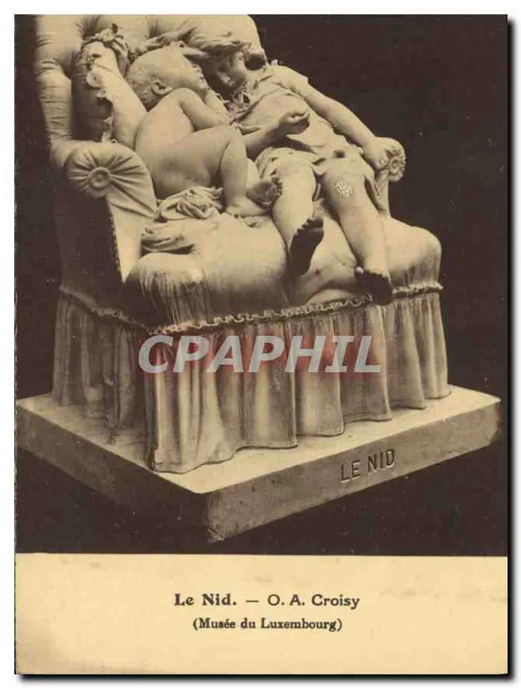 Il Nido — Museo del Luxembourg — O. A. Croisy - Recto