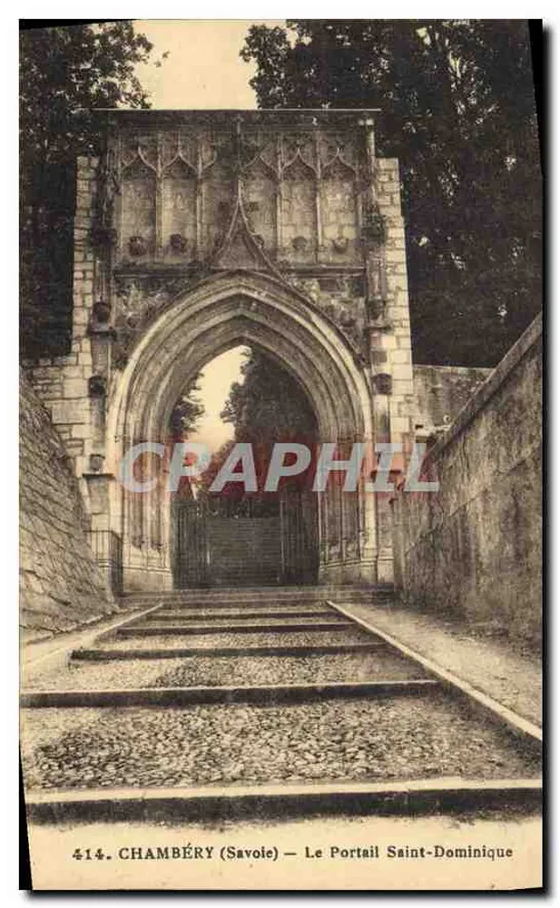 Chambéry (Savoie) — Le Portail Saint-Dominique — Photographie Grimaldi, Chambéry - Vorderseite