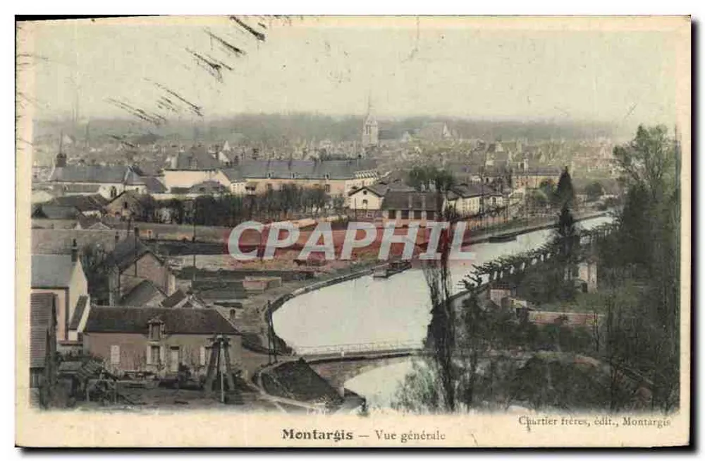 Montargis — Vista geral — Chartier irmãos, edição Montargis - Frente