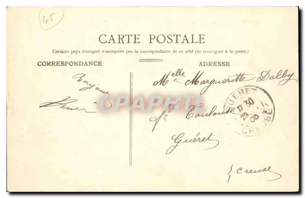 Montargis — Vista sobre o Canal — Editor não identificado, número de série não visível - Verso