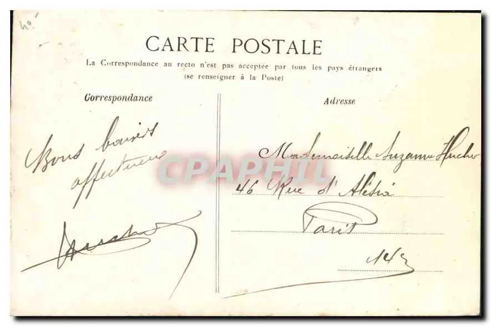 Montargis — A Torre do Castelo — editor não visível - Verso