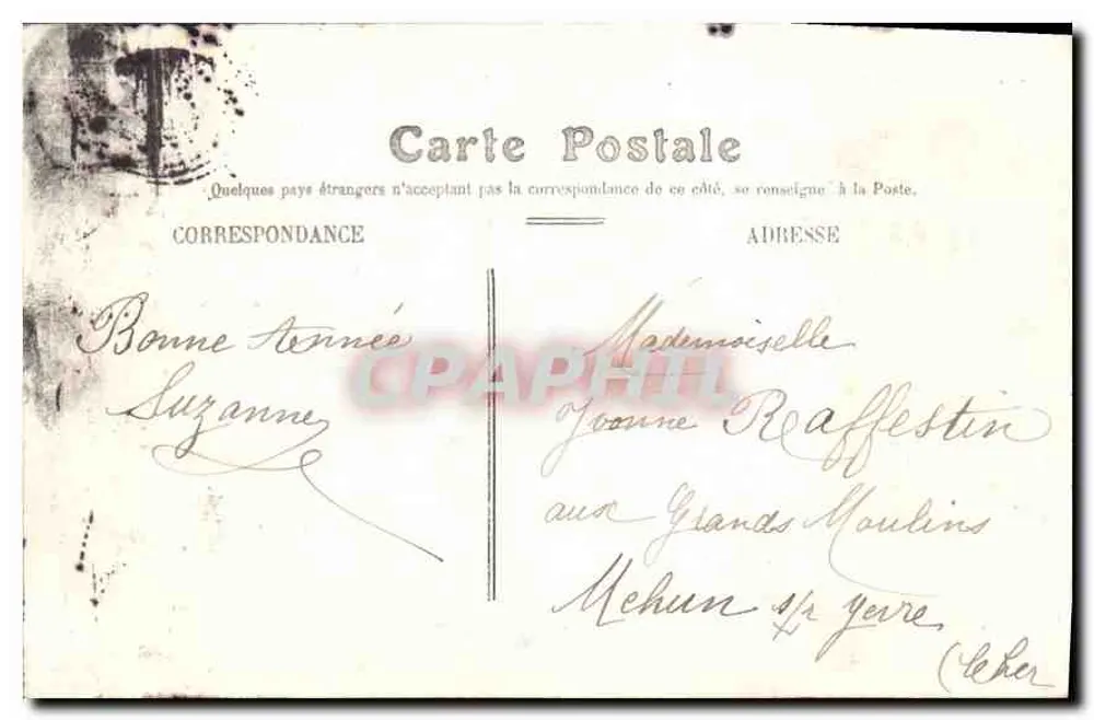 Montargis — O Castelo — Editor Dubonnet, n°20 - Verso