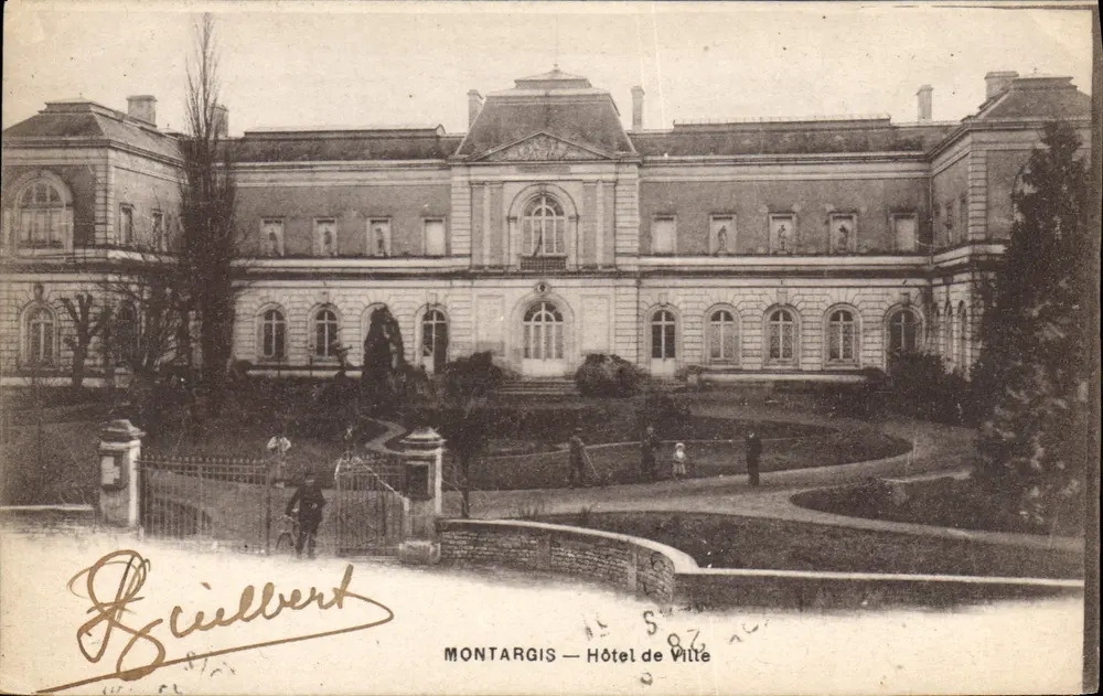 Montargis — Hotel de Ville — Editor G. Guilbert, n° 507 - Frente