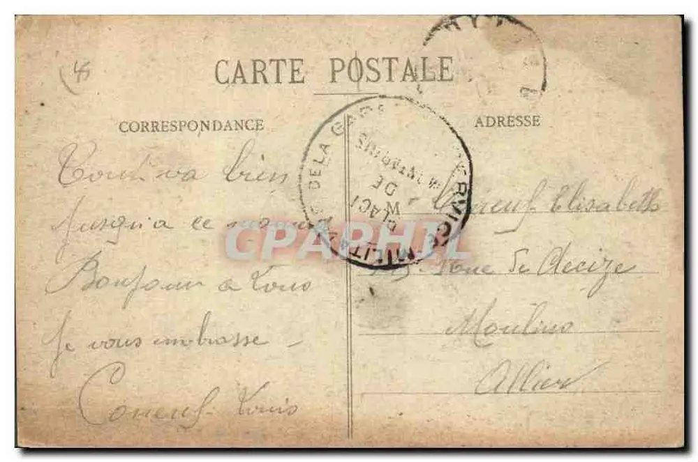Montargis - La Caserne Gudin — éditeur C.F.M. - Verso