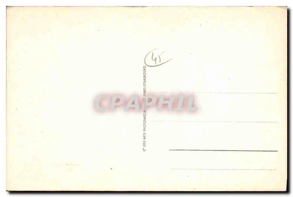 Montargis - Casas sobre a Água - Rue du Pont-Neuf — LL 109 - Verso