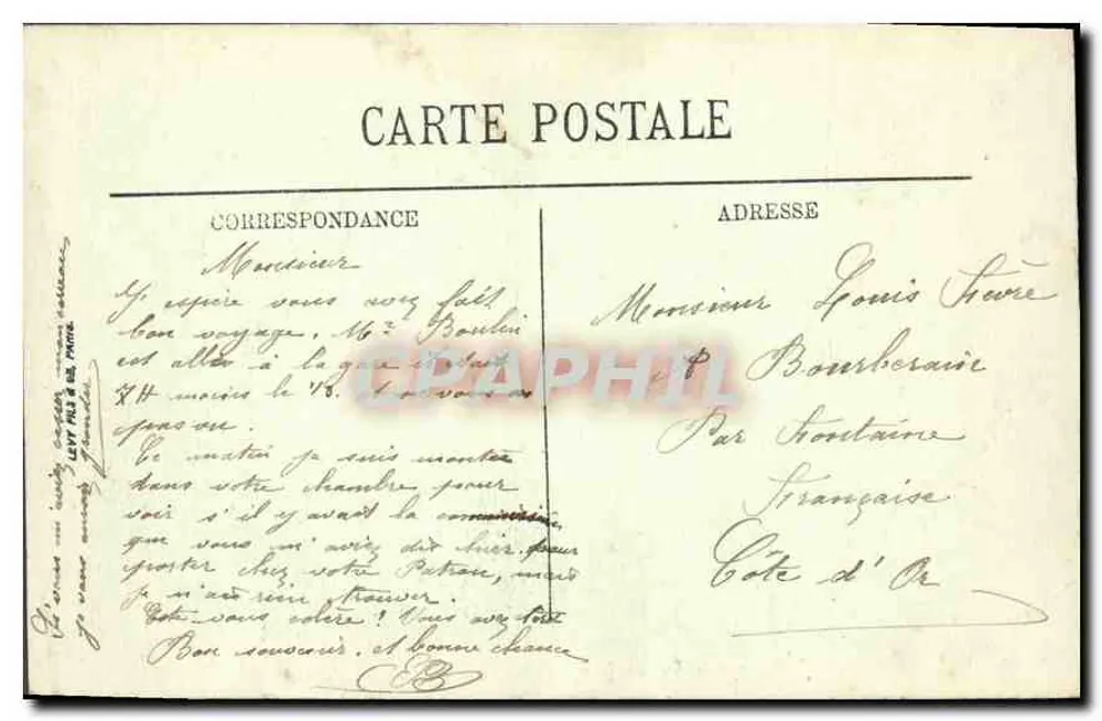 Montargis — L'Église et la Rue du Loing — LL. - Verso