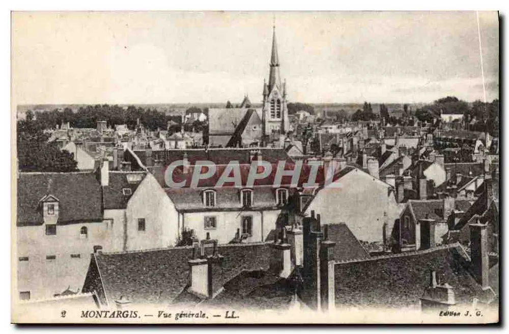 Montargis — Vista geral — Edição J. G. - Frente