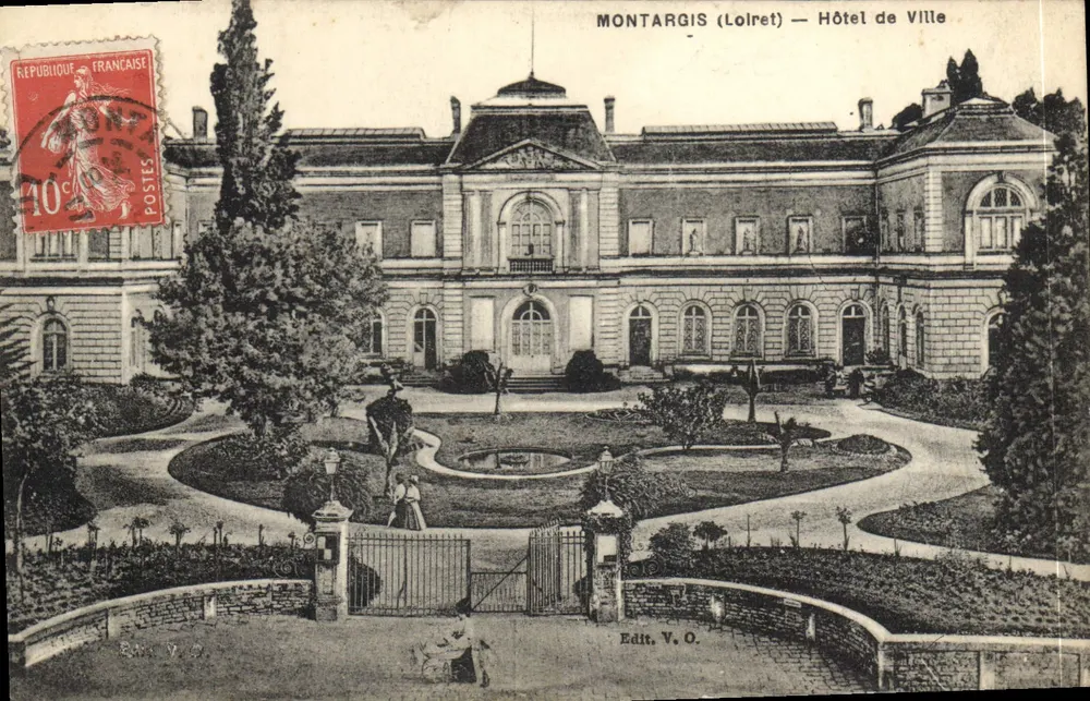Montargis (Loiret) — Hotel de la Ciudad — Edit. V.O. - Anverso