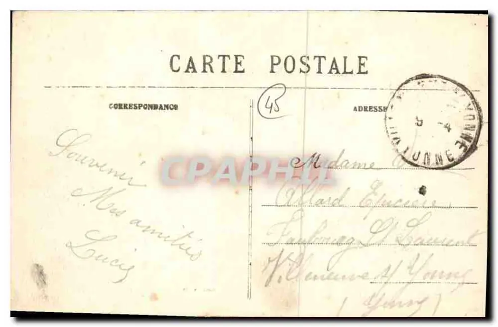 Montargis (Loiret) — Hotel de la Ciudad — Edit. V.O. - Reverso