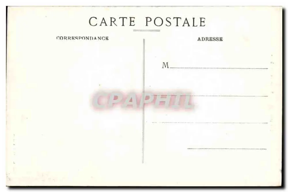 Montargis — Estátua de Mirabeau — Edit. G. Biet, Montargis - Verso