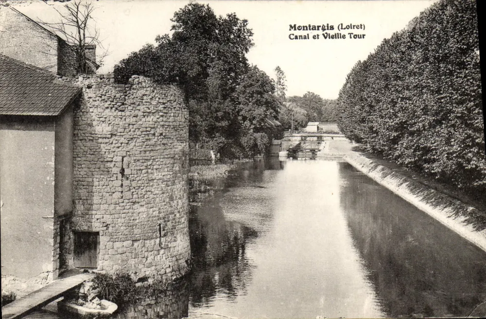 Montargis (Loiret) — Canal und Alte Turm — Verlag L. Lenormand, Orléans - Vorderseite
