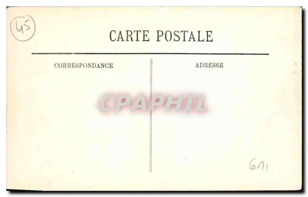 Montargis — Der Kai des Hafens und der Kanal — LL. Nr. 44 - Rückseite