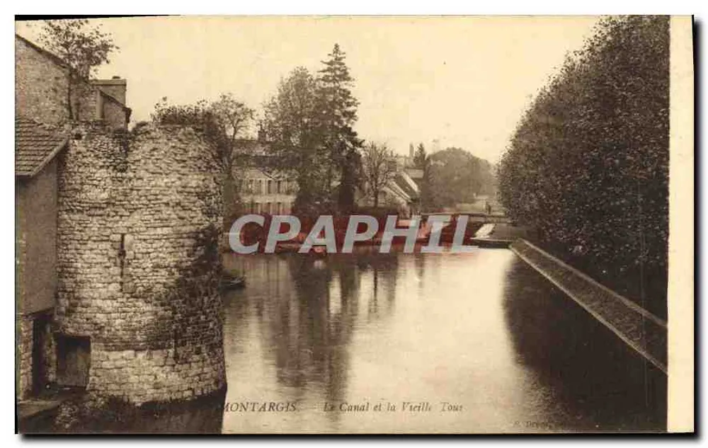 Montargis — Le Canal et la Vieille Tour — S. Dreyfus - Recto
