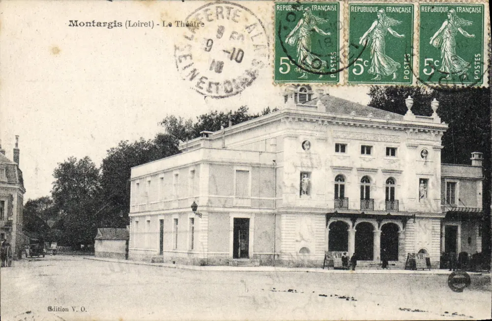 Montargis (Loiret) - O Teatro — Edição V. O. - Frente